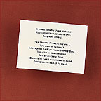 Wedding Direction Cards by Carlson Craft