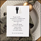 Wedding Rehearsal Dinner Invitaions by Carlson Craft
