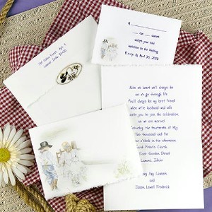 Western Wedding Invitation - Western Sweethearts